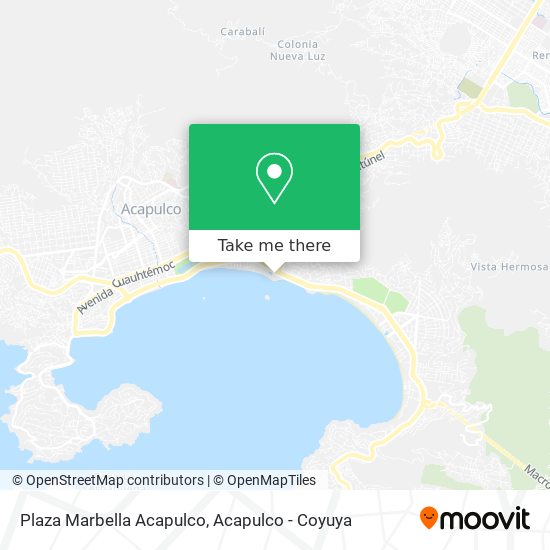 Mapa de Plaza Marbella Acapulco