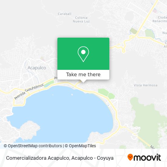 Comercializadora Acapulco map