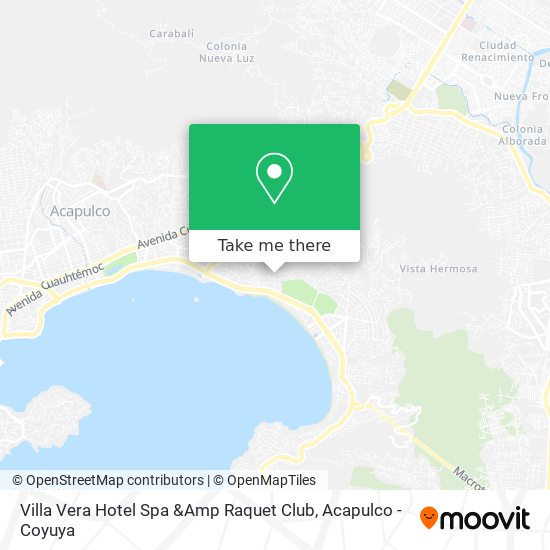 Villa Vera Hotel Spa &Amp Raquet Club map