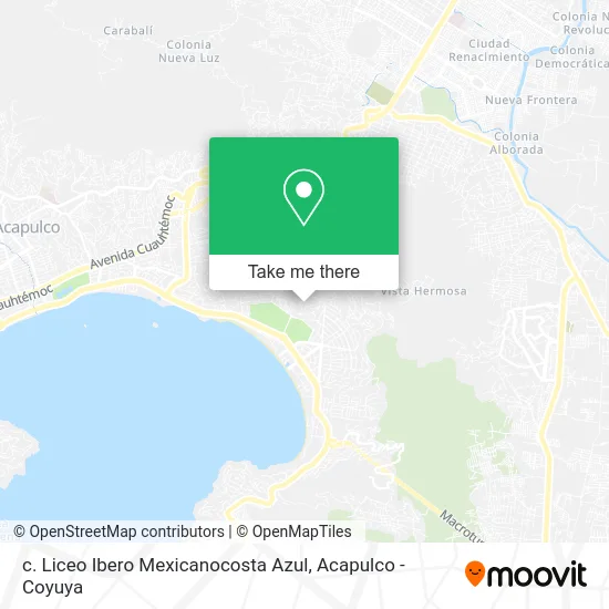 c. Liceo Ibero Mexicanocosta Azul map