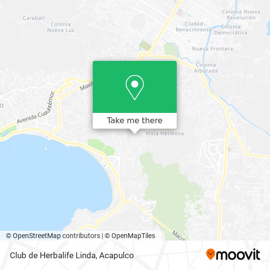 Mapa de Club de Herbalife Linda