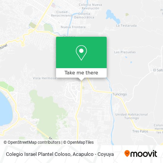 Colegio Israel Plantel Coloso map