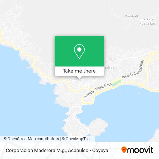 Corporacion Maderera M.g. map