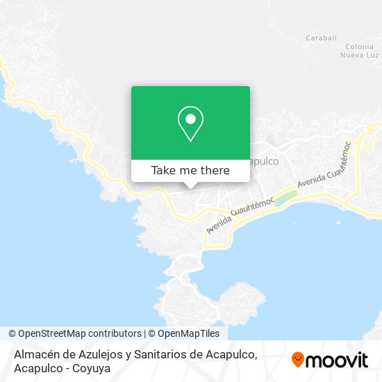 Almacén de Azulejos y Sanitarios de Acapulco map