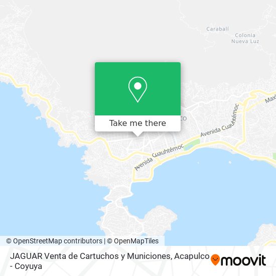 JAGUAR Venta de Cartuchos y Municiones map