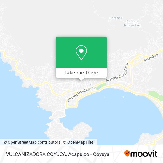 Mapa de VULCANIZADORA COYUCA