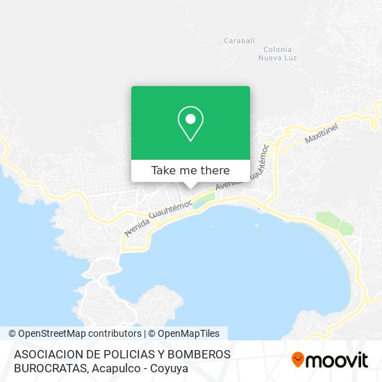 ASOCIACION DE POLICIAS Y BOMBEROS BUROCRATAS map