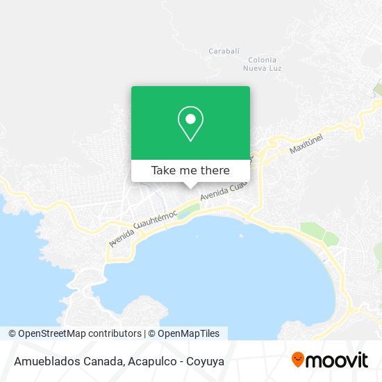 Amueblados Canada map