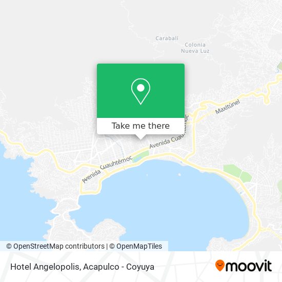 Mapa de Hotel Angelopolis
