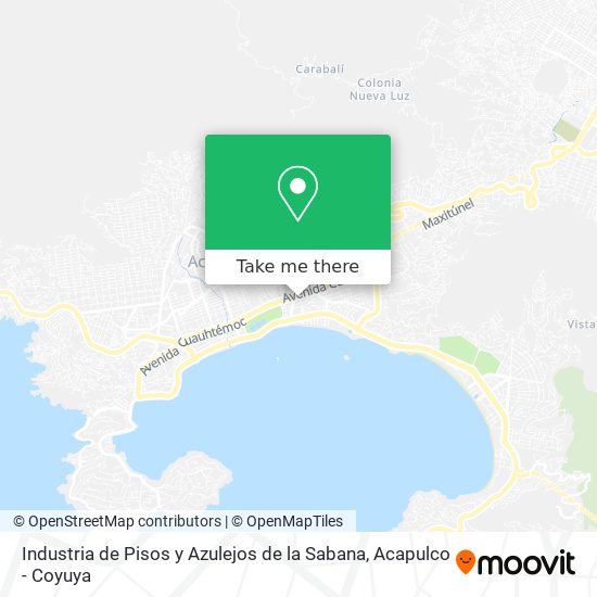 Industria de Pisos y Azulejos de la Sabana map