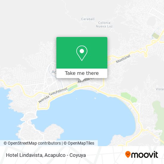 Hotel Lindavista map