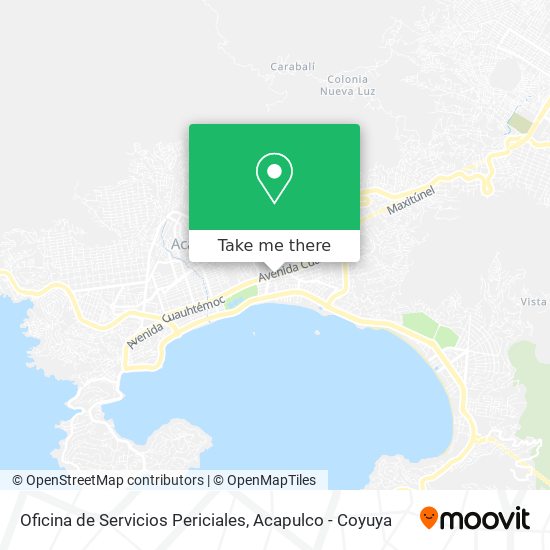 Oficina de Servicios Periciales map