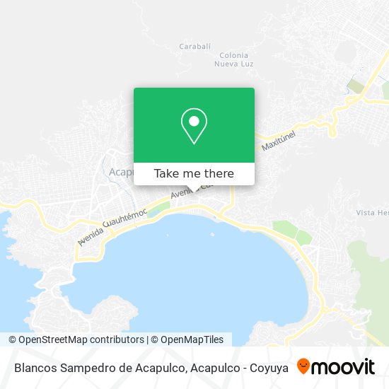 Blancos Sampedro de Acapulco map