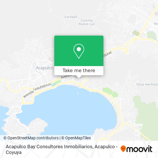 Acapulco Bay Consultores Inmobiliarios map