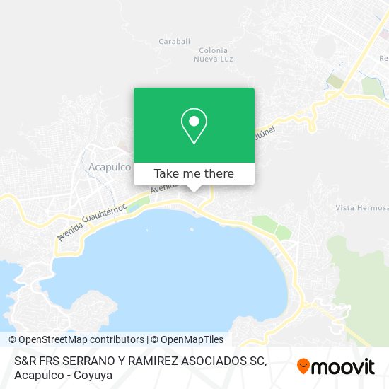 S&R FRS SERRANO Y RAMIREZ ASOCIADOS SC map