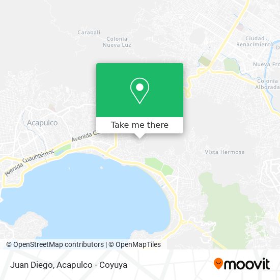 Juan Diego map