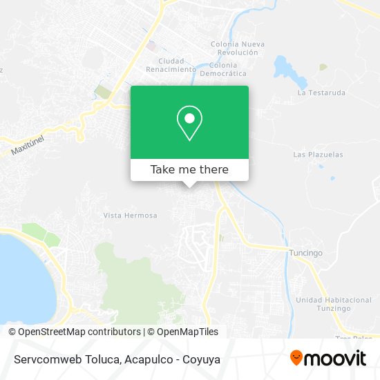 Servcomweb Toluca map