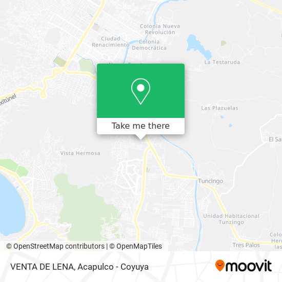 Mapa de VENTA DE LENA