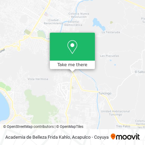 Academia de Belleza Frida Kahlo map