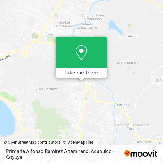 Primaria Alfonso Ramírez Altamirano map