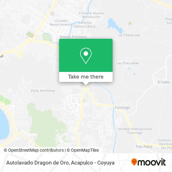 Autolavado Dragon de Oro map