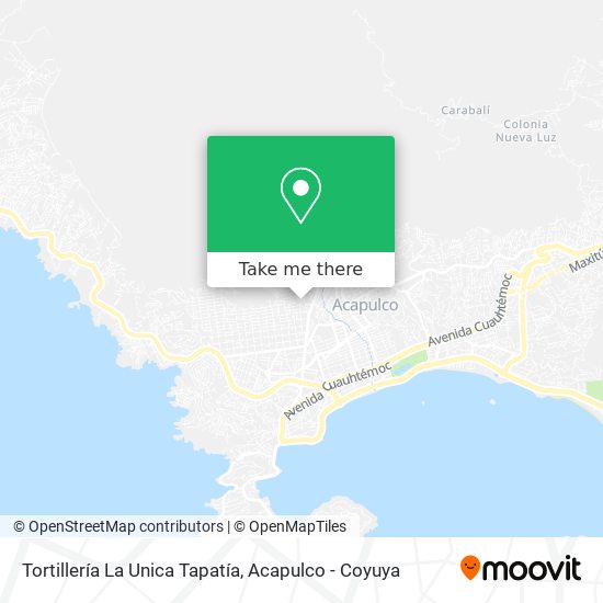 Mapa de Tortillería La Unica Tapatía