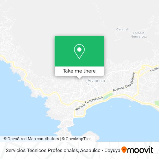 Servicios Tecnicos Profesionales map