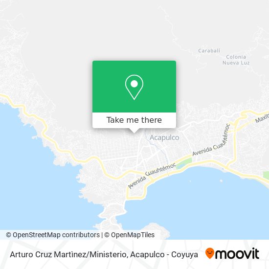 Arturo Cruz Martìnez / Ministerio map