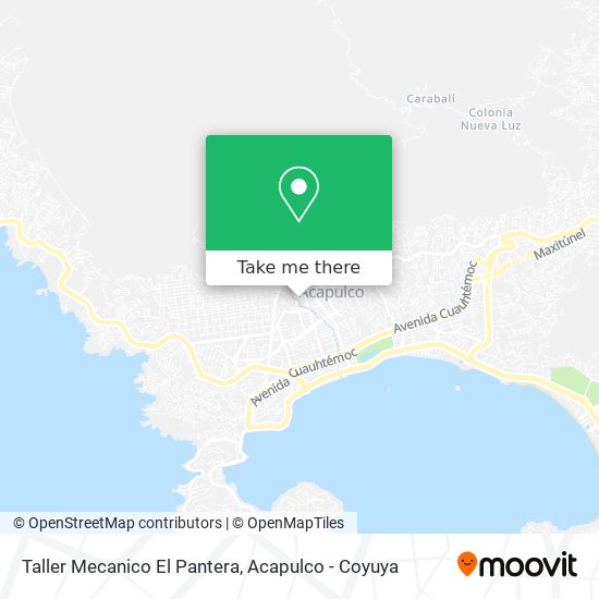 Taller Mecanico El Pantera map