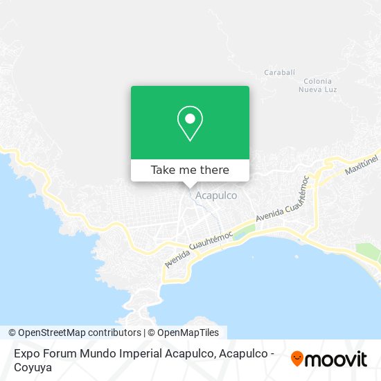 Mapa de Expo Forum Mundo Imperial Acapulco