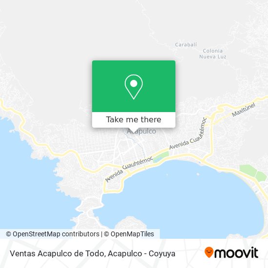 Ventas Acapulco de Todo map