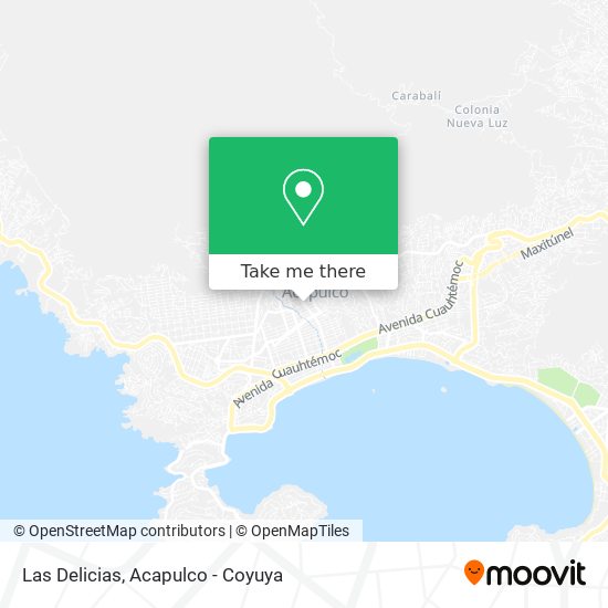 Las Delicias map