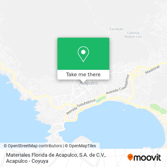 Mapa de Materiales Florida de Acapulco, S.A. de C.V.