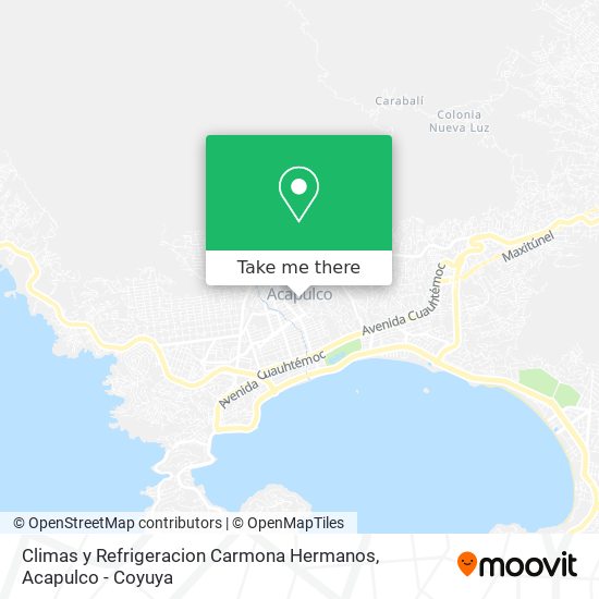 Mapa de Climas y Refrigeracion Carmona Hermanos