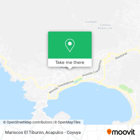 Mariscos El Tiburón map