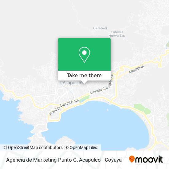 Mapa de Agencia de Marketing Punto G