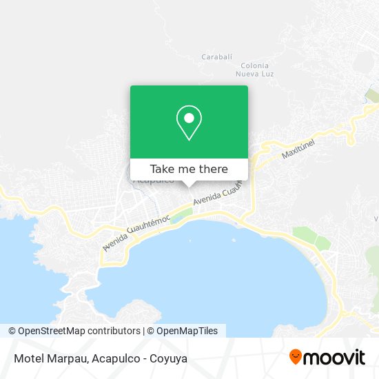 Mapa de Motel Marpau