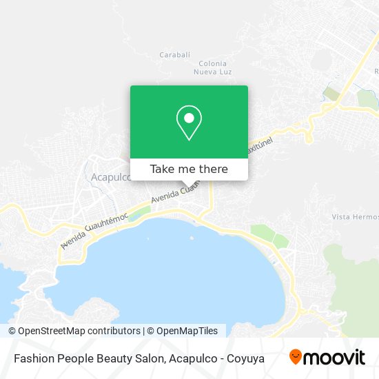 Mapa de Fashion People Beauty Salon