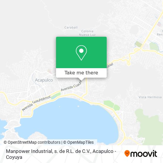 Manpower Industrial, s. de R.L. de C.V. map