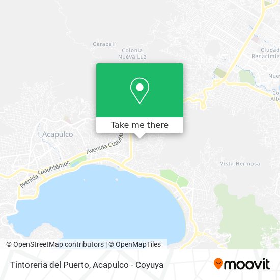 Mapa de Tintoreria del Puerto