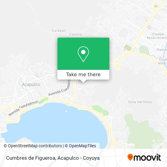 Cumbres de Figueroa map