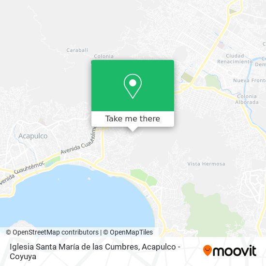 Mapa de Iglesia Santa María de las Cumbres