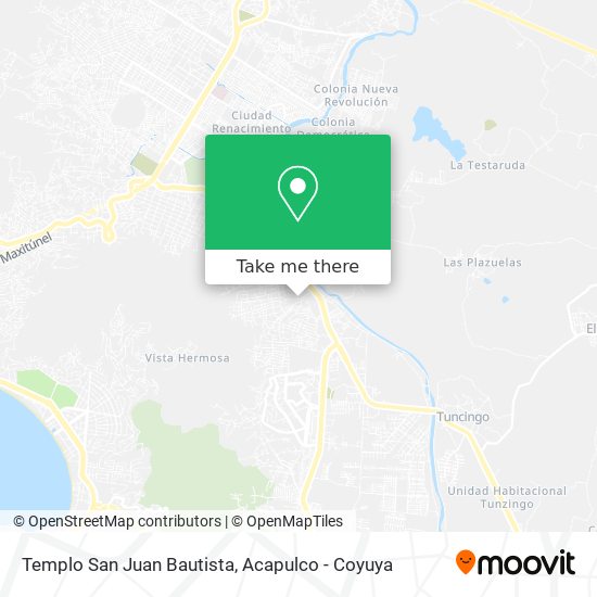 Templo San Juan Bautista map