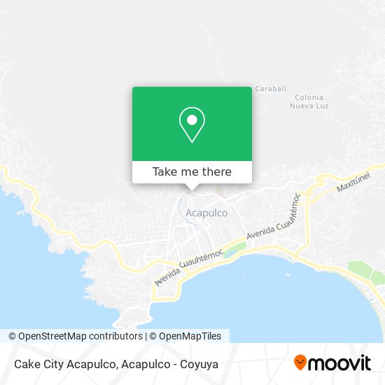 Cake City Acapulco map