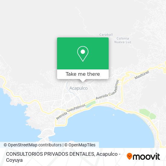 CONSULTORIOS PRIVADOS DENTALES map