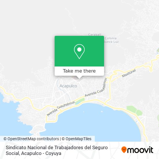 Sindicato Nacional de Trabajadores del Seguro Social map