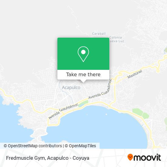 Fredmuscle Gym map