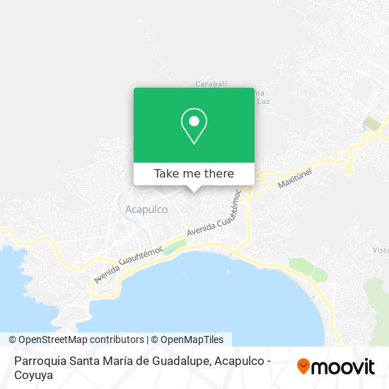 Mapa de Parroquia Santa María de Guadalupe