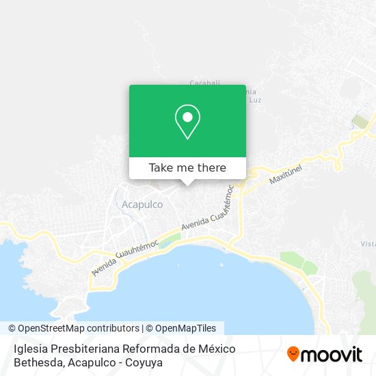 Iglesia Presbiteriana Reformada de México Bethesda map