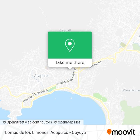 Lomas de los Limones map